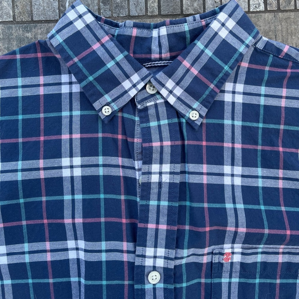 IZOD Men’s ‘Relaxed Classic Fit’ Plaid Button Down Dress Shirt - NWOT